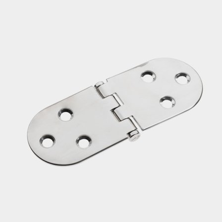 Luikscharnier Roca, 160 x 60 mm, met omgekeerde opening, zuurbestendig roestvrij staal (AISI 316)