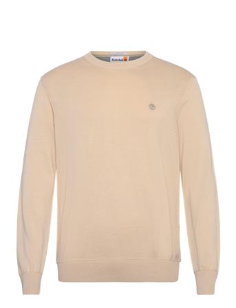 Williams River Cotton Yd Sweater Angora Designers Knitwear Round Necks Beige Timberland