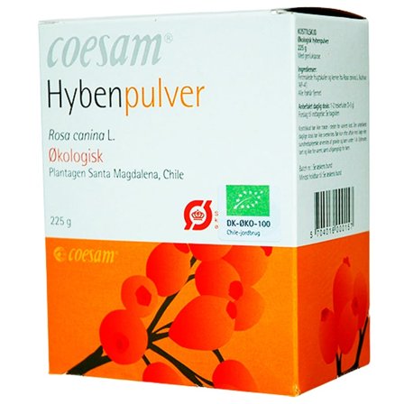 Coesam Hybenpulver Ø 225 g, Helse & Madvarer, Ingredienser, Hyben