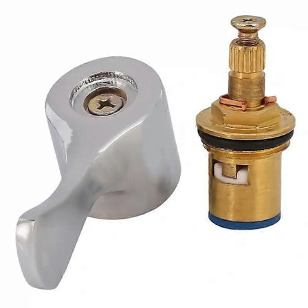 1/4 Omdreining Bruk Servantkran Oppfrisker Kranhåndtak Erstatning Spakhoder Konverteringssett For Kjøkkenkran Tilbehør