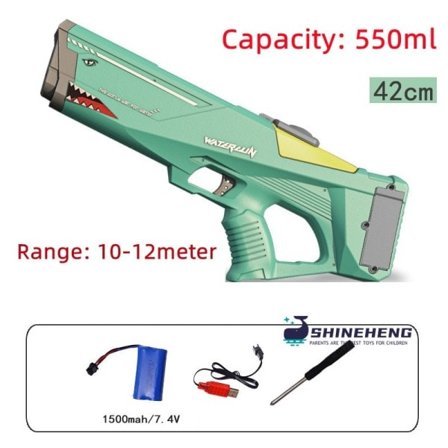 Elektrisk Vann pistol Stor Høytrykk Pistol Barn Blaster Strand Leker