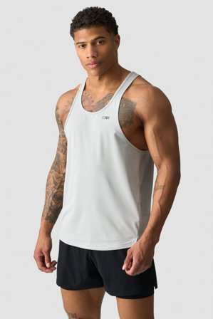 ICANIWILL - Stride Stringer Top Men Grey- Tanks - Heren - sportkleding van ICIW