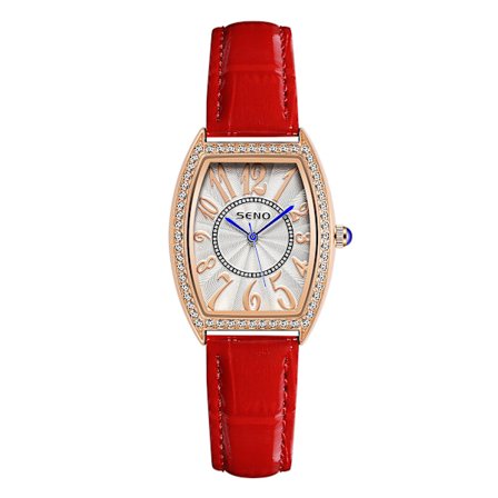 Rektangulärt Bälte Mode Kvinnors Klocka Kvinnors Kvarts Klocka