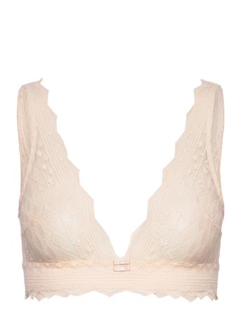 Artiste - N*8 Foulard Lingerie Bras & Tops Soft Bras Bralette Beige Etam*Betinget Tilbud