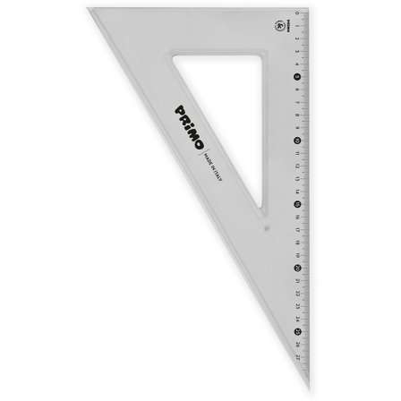 Set square 60o/30 cm Anti-reflective