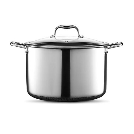 HEXCLAD Gryte med glasslokk 9,5l hybrid