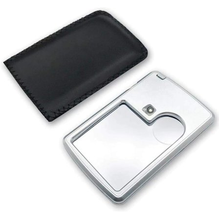 LED-förstoringsglas med ljus, premium fickförstoringsglas