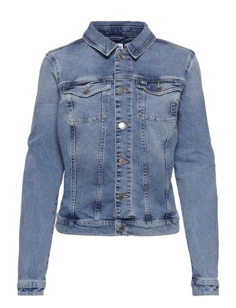 Vivianne Slim Trckr Jckt Bf5111 Dongerijakke Denimjakke Blå Tommy Jeans