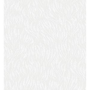 Littlephant Light grey Meadow Wallpaper One Size - Home accessories - One size - Grey