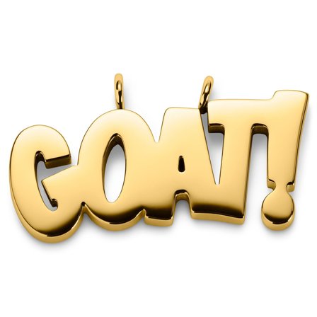 Jaygee | Gold-tone GOAT Pendant for Men - Necklace pendants