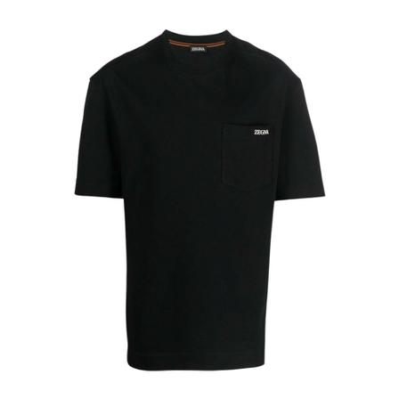 Ermenegildo Zegna T-Shirts Sort, Herre, Størrelse: XL