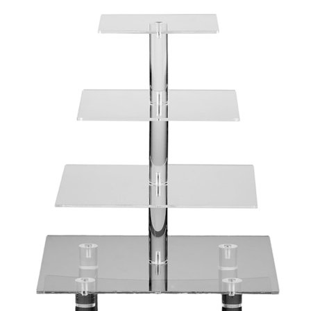 Cupcake Dessert Display Stativ Flerlags Display Hylle Akryl Dessert Stativ