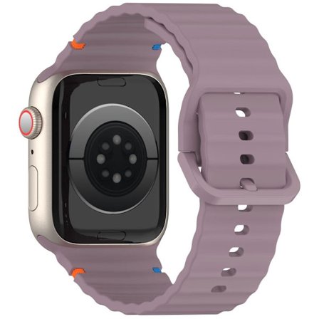 KALEBOL Silikonrem Apple Watch Series 41mm - 40mm - 38mm Armbånd - Røyklilla