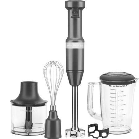 Kitchenaid 5KHBV83EDG Stavblender, grå | KitchenOne