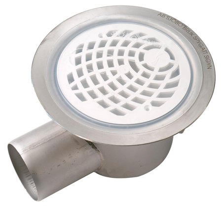 Purus F/92 S Gulvafløb 75 x 150 mm, sideudgang, Indendørs afløb