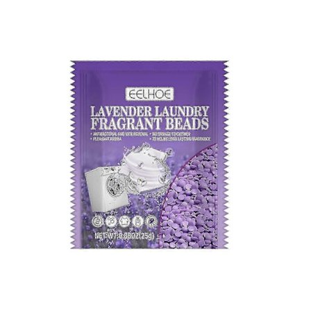 Eelhoe Lavendel Tvättmedel Kvalsterborttagning Doftkulor Deodorant Färgskydd Kläder Rengöring Mjukgörare Antistatisk Doft -3164029072732