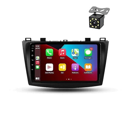 Bilradio Multimedia Carplay Video GPS for Mazda 3 II Mazda3 BL 2009 -2013 Android Stereo Navigasjon-WELLNGS