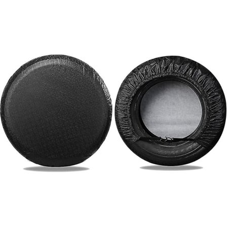 Hjuldeksler for campingvogn, 2-pakning svart, vanntett UV-beskyttelse