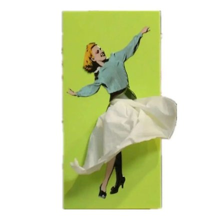 Ny fornem pige vævsæske Retro etui Lady Gorgeous Turn Mønster æsker Sjove børns opbevaring Perfekt ankomst