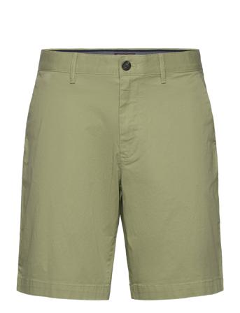 Stretch Cotton Short Green Michael Kors
