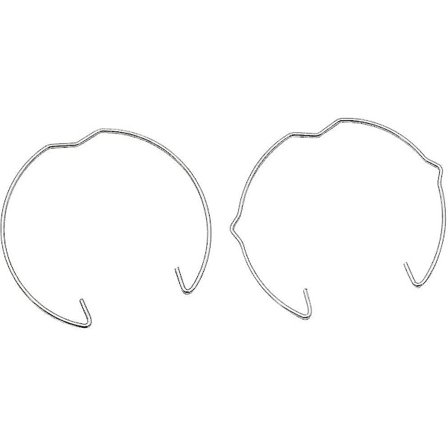 Paket med 30 st GU10 MR16 Hållfjädrar Klipp 50mm Diameter Downlight LED Spot Halogenlampahållare