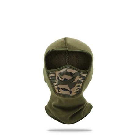 Vinter Udendørs Fleece Tykket Vindtæt Ansigtsmaske - Cykling Motorcykel Kørsel Varm Hovedbeklædning