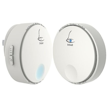 Trådløst dørklokke sett Elektronisk Kimeklokke Batterifri Vanntett