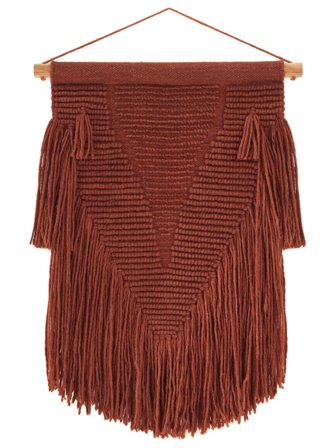 Rhapsody Wall Decoration Décoration Murale Rouge Rouille 60X90