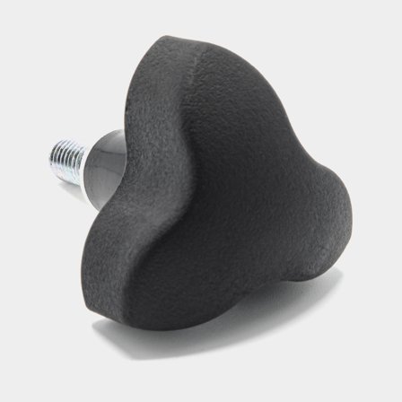 Knob soft grip HG/DR,znc