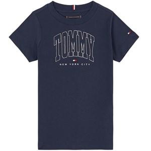 Kids - Tommy Hilfiger Branded T-Shirt Twilight Navy 4 Years - Tops - 4 years - Blue - Junge
