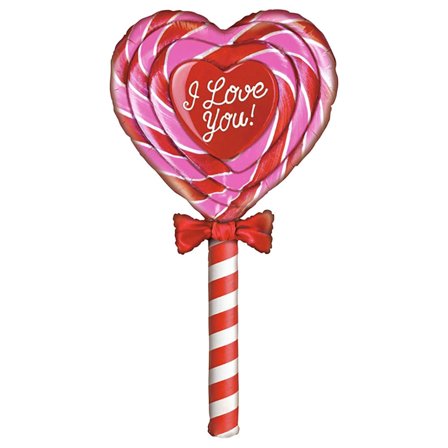 Stor Folieballon Love Slikkepind