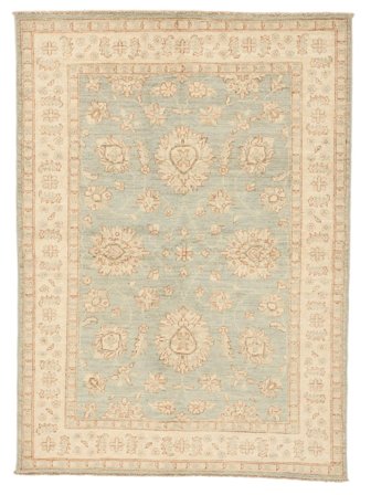 Ziegler Rug Hand Knotted 125X177 Orange/Beige Afghanistan