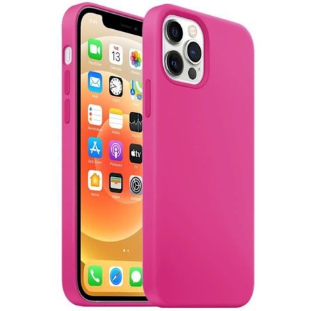 iPhone 12 cover - Premium - Stødabsorberende - Skridsikker - Fuchsia - Fleksibel