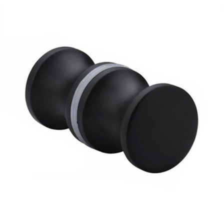 Duschdörrhandtag Glasdörrknopp SVART B B