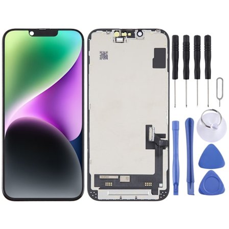 Ersättning Iphone 14 skärm med verktyg och Vattentätt lim