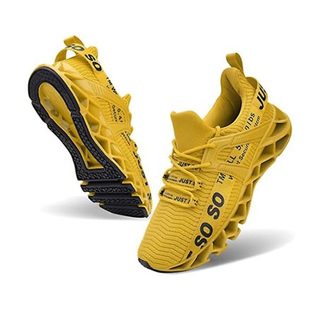 Löparskor som andas Blade Slip on Sneakers Herr Gul storlek 40