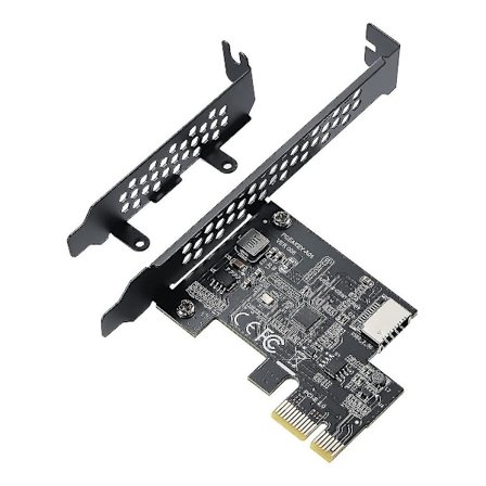 Pci-e 1x - USB 3.2 Gen1 5gbps Type-e A-key -laajennuskortti, etupaneeli Type-c -liitäntä pöytätietokoneelle
