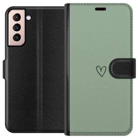 Kompatibelt Plånboksfodral till Samsung Samsung Galaxy S21 Hjärta