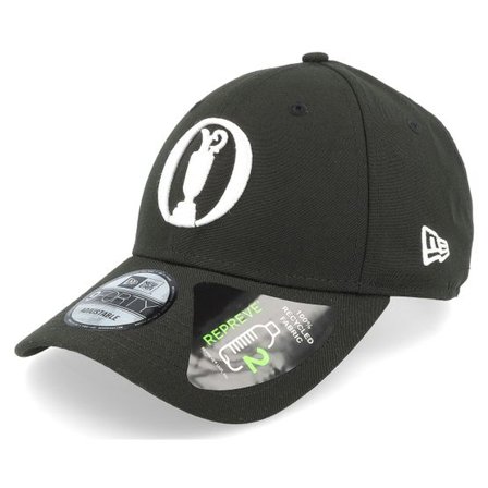 New Era - Svart adjustable Keps - Repreve 9FORTY Opench Black Adjustable @ Hatstore