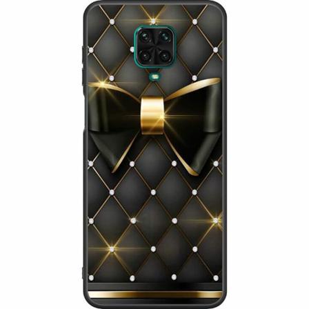 Xiaomi Redmi Note 9 Pro Svart Skal Gyllene Rosett