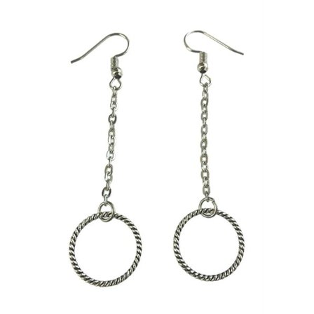 Örhängen O-ring Kedjor Långa Örhängen O Ring