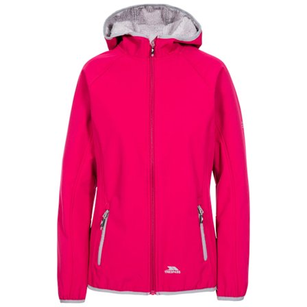 Trespass Womens Emery Softshell Fleece XXS Cassis