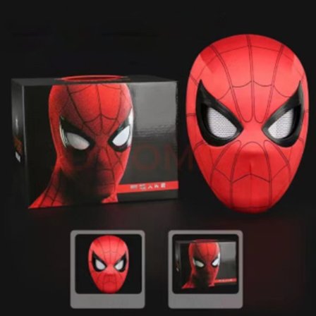 Spider-Man Maske med Fjernkontroll for Blinkende Øyne & Cosplay[ZHE]