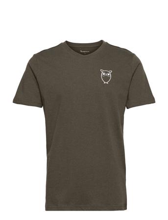 Alder Owl Chest Tee - Gots/Vegan Green Knowledge Cotton Apparel