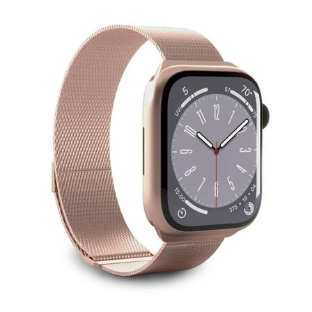 Puro Milanese rostfritt stål Apple Klockarmband 38/40/41mm - Rosa