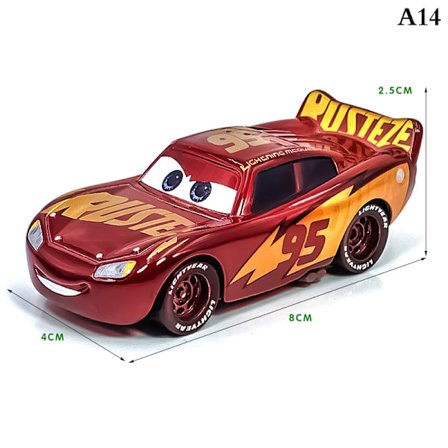 Nye Disney Pixar Biler 3 Lyn McQueen Diecast Metall