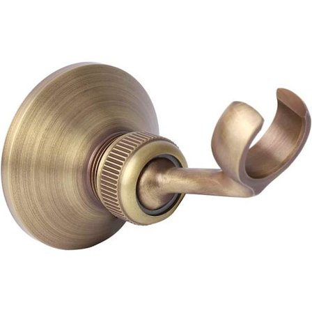 Vintage Duschhuvudhållare Väggmonterad Justerbar Mässing Dusch