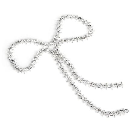 1 Yard Krystal Glas Rhinestone Pynt Kæde DIY Tøj Smykker Kostume Applikation Hvid