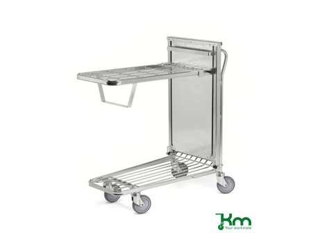 Butiksvagn fjädrande hyllplan - Lyreco - Emballage och lagerutrustning - Lagerutrustning - Vagnar