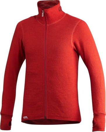 Woolpower Full Zip Jacket 400 -takki, unisex, Autumn Red